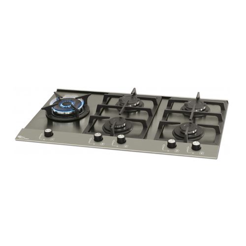 Cooktop Fischer Platinium 5 Queimadores Gás 19784-51515 Escovado