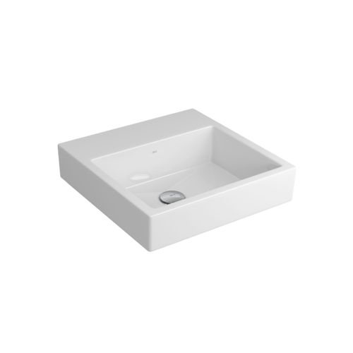 Cuba Deca Sobrepor Quadrada com Mesa 41,5cm Branco L.735.17