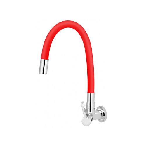Torneira Esteves 1168 C62 Cozinha Parede Bica Articulada Vermelho Versata VTP567CWB