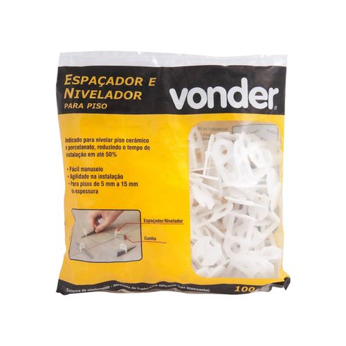 Nivelador Vonder Piso 2,0mm Pacote Com 100 Peças 6846020100
