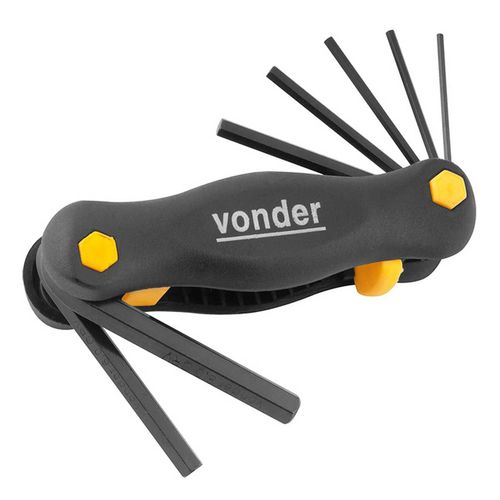 Chave Vonder Allen Jogo 2 A 8mm 7 Peças Suporte Crv 3573200800
