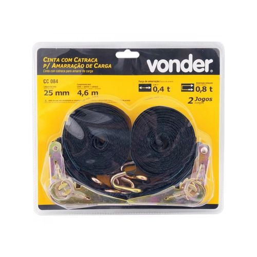 Cinta Vonder Amarração de Carga 2 Jogos 0,8T/0,4T 8014250800