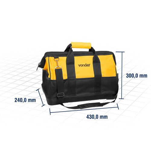 Bolsa Vonder em Lona 43X24X30cm 3540432430