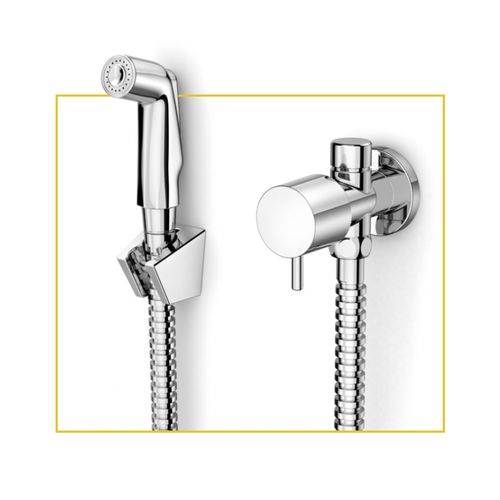 Ducha Incepa Higiênica com Derivação Cromado Recta B5004IFCRB