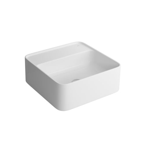 Cuba Deca Apoio Quadrada com Mesa 40cm Branco L.280.17