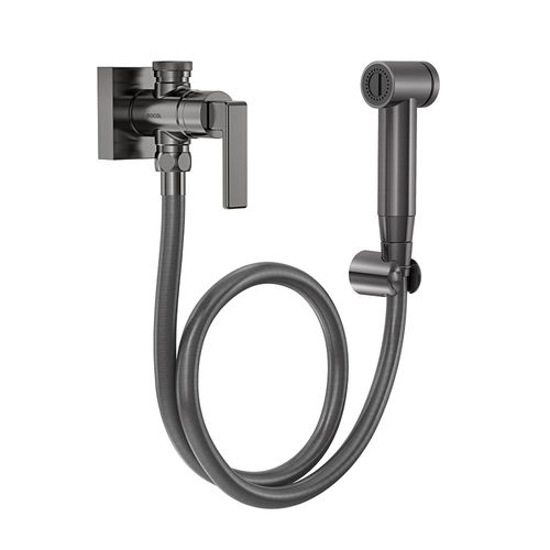 Ducha Docol Higiênica com Registro e Derivação Docolstillo Grafit Escovado 823770