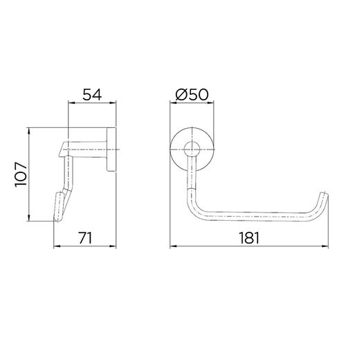 Papeleira Docol Hope Cromado 761206