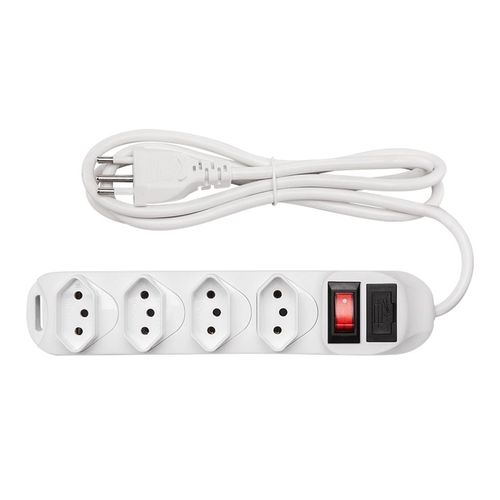 Filtro de Linha Intelbras com 4 Tomadas EPE 1004 - 1,5 Metros