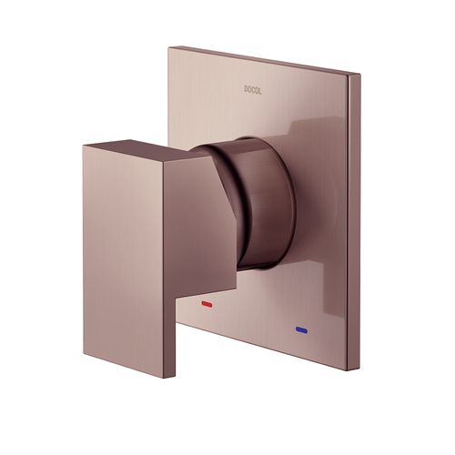 Acabamento Docol Monocomando Chuveiro AP/BP 3/4" New Edge Cobre Escovado 925969