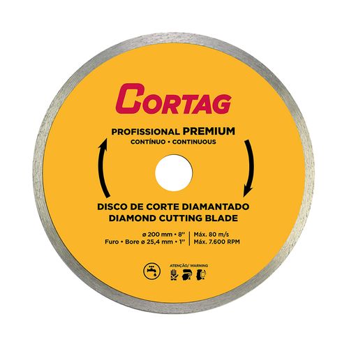 Disco Diam.Cortag Premium 200Mm P/Maq.Zapp 200 E 1250 61340