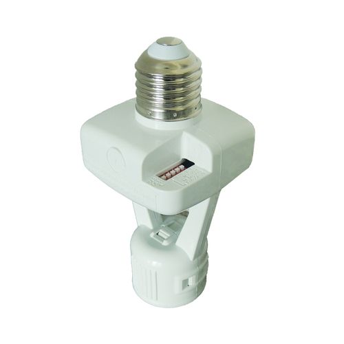 Sensor de Presença Qualitronix Soquete E27 com Fotocelula QA17M