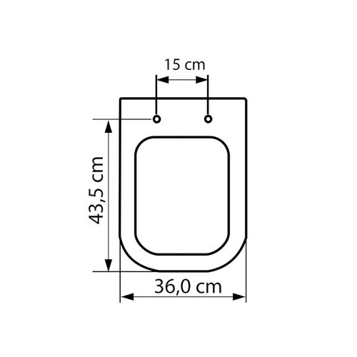 Assento Tupan Quadra/Gap/Debba PP Soft Close Branco QUADEPP17SC