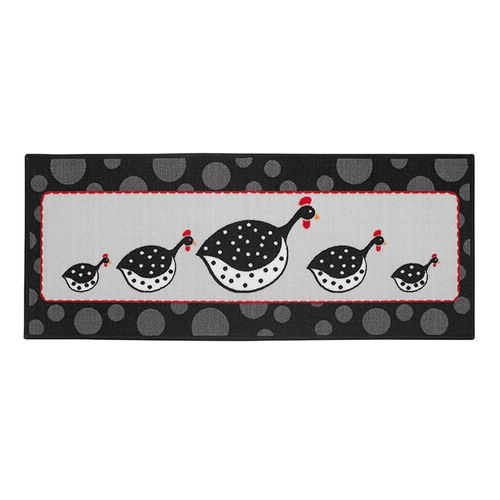 Tapete Kapazzi 50x120 cm Cozinha Galinha Angola 1418006