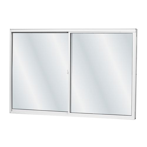 Vitro MGM 100X150Cm Soft com Vidro sem Grade com 2 Folhas Móveis - Alumínio
