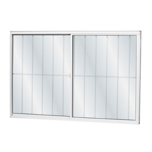 Vitro MGM 100X150Cm Soft com Grade 2 Folhas ID 5215/53593 - Alumínio