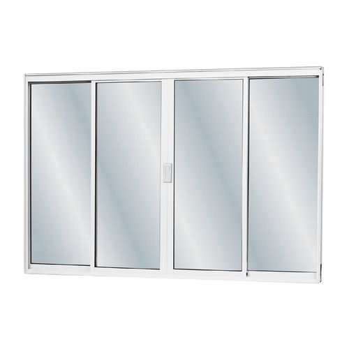 Vitro MGM 100x120Cm Soft com Vidro sem Grade 4 Folhas ID 2016/53613 - Alumínio