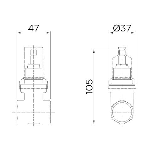 Registro De Gaveta Docol Base 1509 3/4"