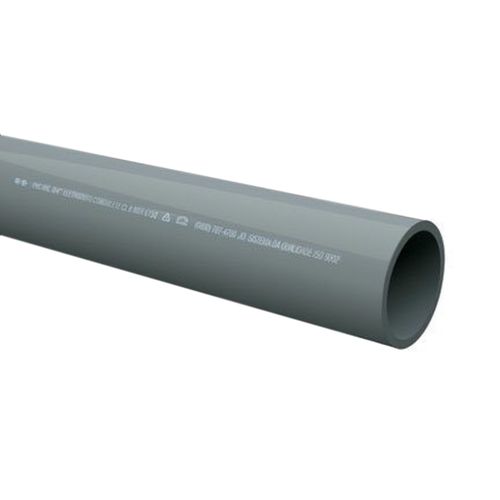 Eletroduto PVC Tigre Cond.Cinza Top sem Rosca 3/4" 16002046