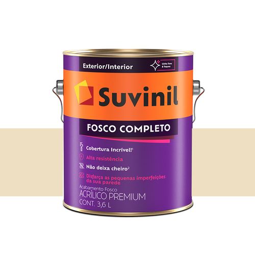 Tinta Suvinil Fosco Completo Marfim 3,6 Litros 53399393