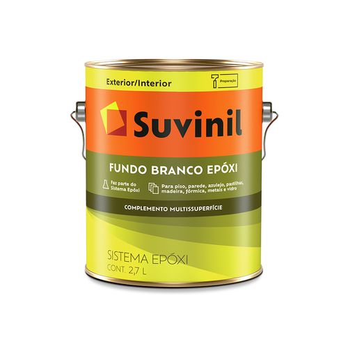 Fundo Suvinil Branco Epoxi 2,7 Litros 57433992