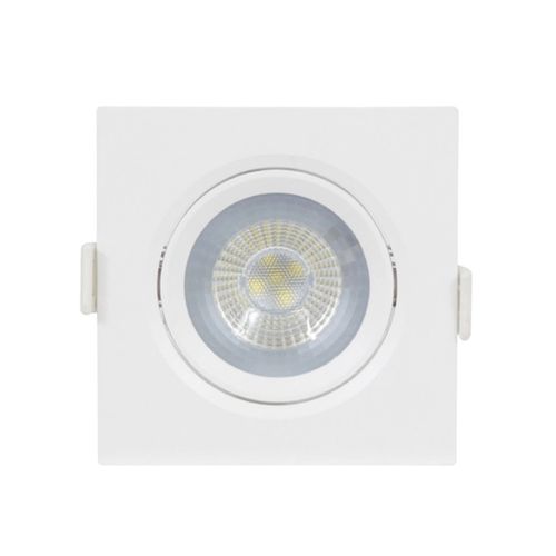 Spot Kian LED Recuado Quadrado 5W 6000K Bivolt de Embutir — Ref. 10641