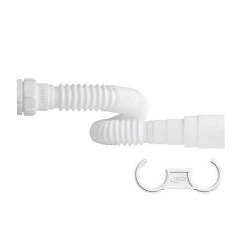 Sifão Censi Tubo Extensível para Pia/Lavatório/Tanque PP Branco 7150