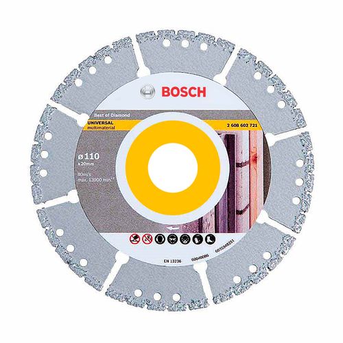 Disco Diamantado Bosch Segmentado Multimaterial 2608602721-000