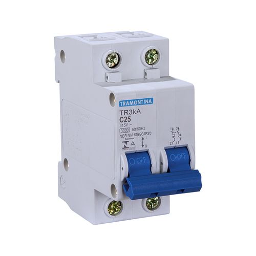 Disjuntor Tramontina TR3KA 2 Polos 25A Curva C 58012007