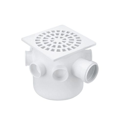 Caixa Sifonada Krona 150x150x50 Quadrada Branco 912