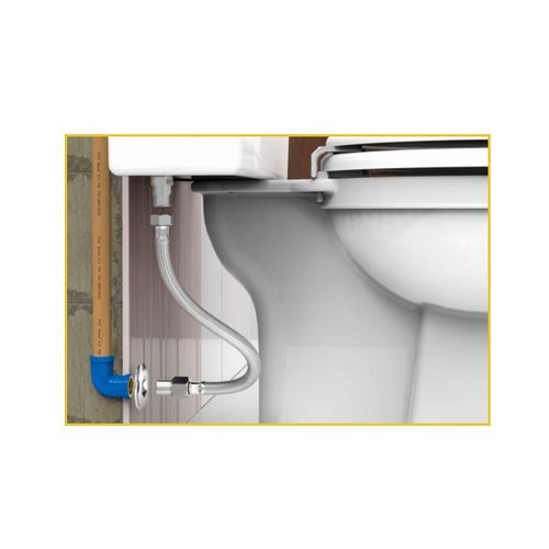 Engate Blukit Inox Flexível 1/2" X 40cm Alta Pressão 250102425
