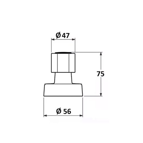 Acabamento Blukit para Registro Deca C-40 3/4" 091101212