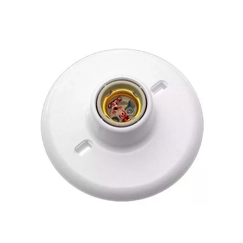 Plafon Demi com Soquete E27 Porcelana Branco 5890