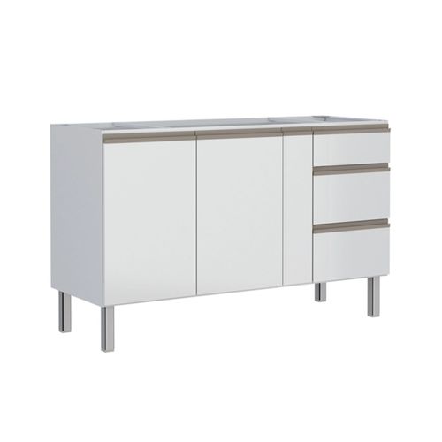 Gabinete Cozimax Gaia Flat para Pia 1,50 metros Branco 87600