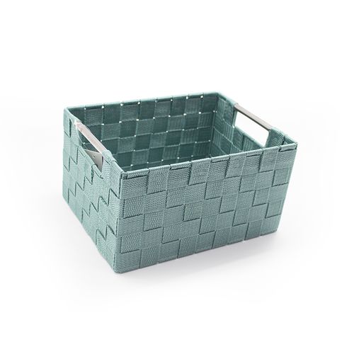 Cesto Baixo Fita Decor P 19,5x14cm Verde