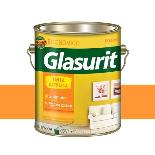 Tinta Grasu Latéx Vinil Acrílico 3,6 Litros Laranja