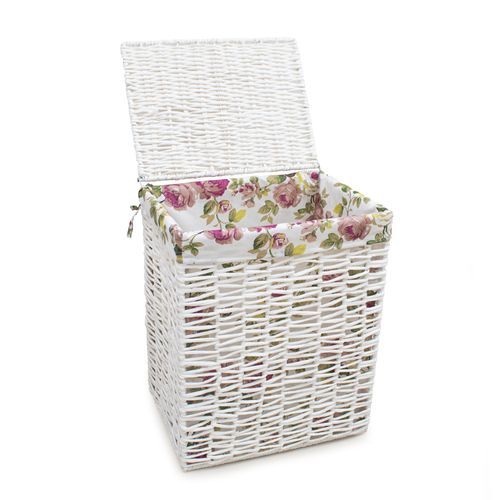 Cesto Decor 42x32cm Tecido Floral