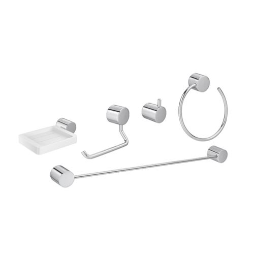 Kit Deca 2000.C.FlX Flex com 5 Peças Cromado
