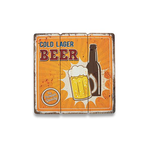 Quadro Decor East-Wall Cold Lager Beer 39,5x39,5cm