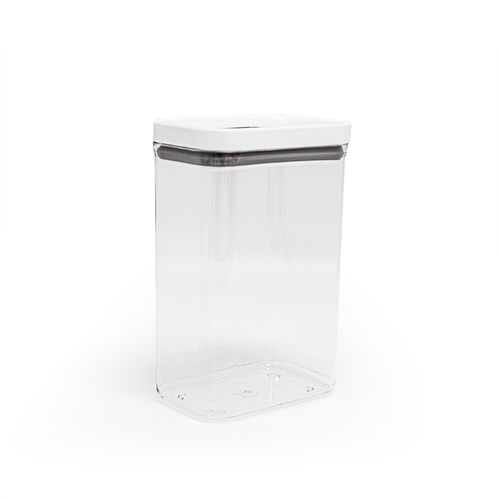Pote Decor Hermetico Quadrado 2,6 Litros Transparente HD-68113
