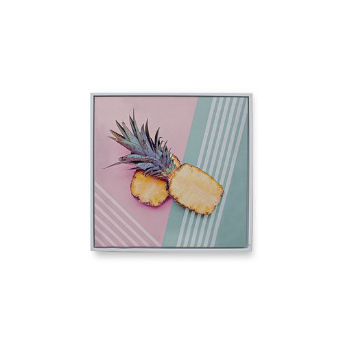 Quadro Decor Abacaxi Cortado 40X40cm