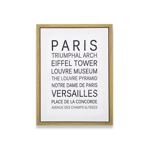 Quadro Decor Xingcheng Paris 45x60cm