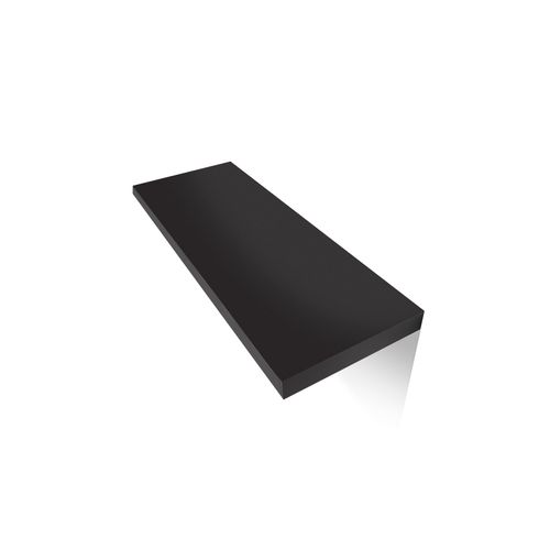 Prateleira Reta Decor 60x23,5cm Preto Fosco