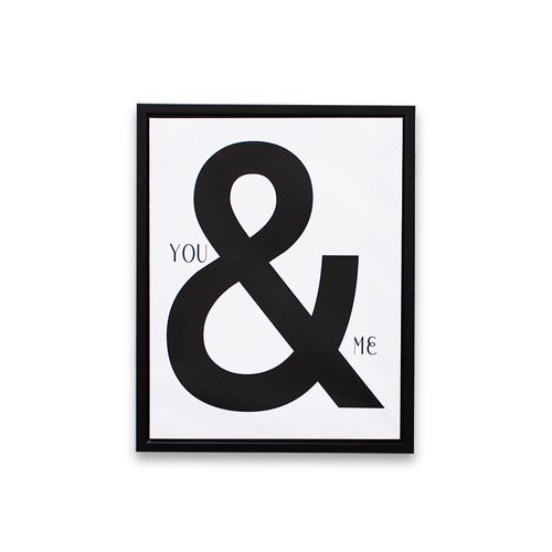 Quadro Decor You e Me 40x50cm