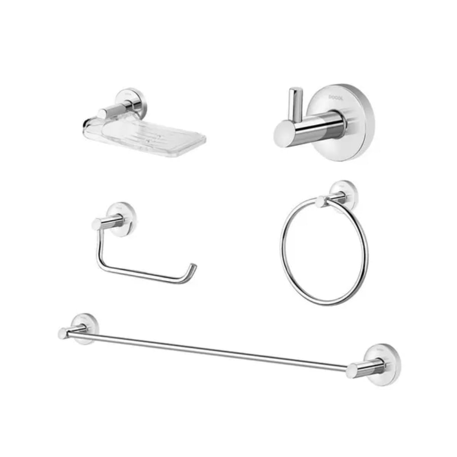 Encontraproduto.com.br - Kit de Acessórios Docol Hope 765306 Cromado