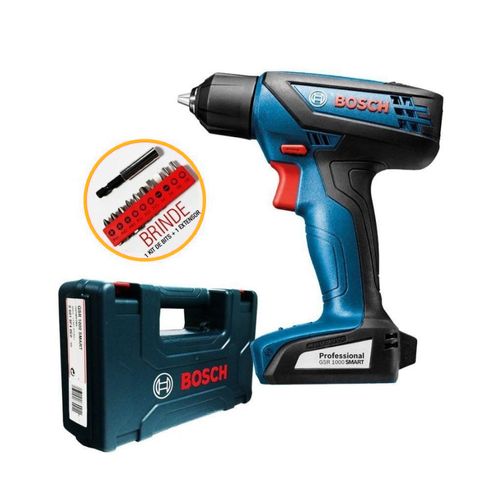 Furadeira E Parafusadeira Bosch Bateria 12V Gsr1000 Smart Bivolt