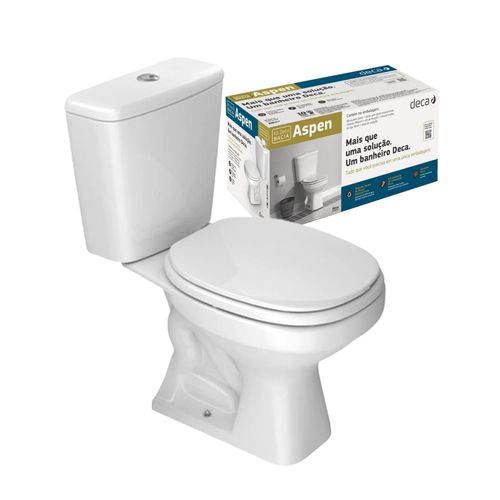 Kit Deca Combo Bacia com Caixa Acoplada Aspen Branco — Ref. KP.750.17