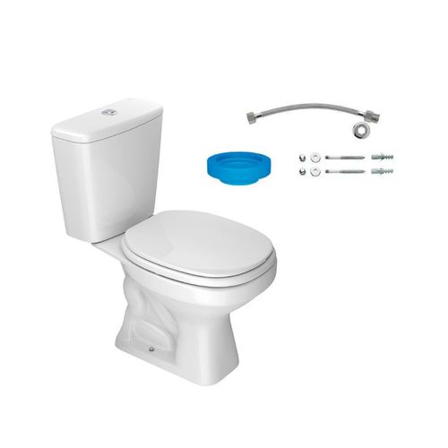 Kit Deca Combo Bacia com Caixa Acoplada Aspen Branco — Ref. KP.750.17