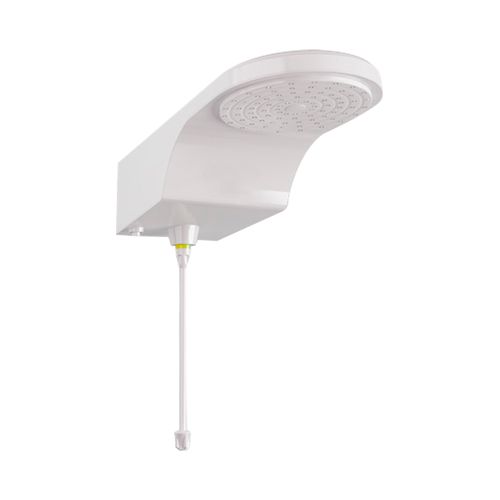 Chuveiro Elétrico Eletrônico Fit Branco 127V 5500W Hydra — Ref. DPFT.E.551BR