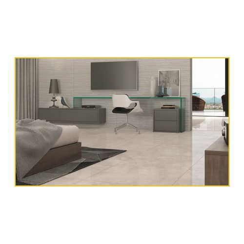 Piso Porcelanato Biancogres 82X82 Chicago Lux Grig Esmaltado Polido BM1397G1