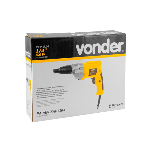 Parafusadeira Vonder 1/4 Drywall Fpv514 127V 6001514127